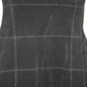 Black Suede Zip Up Arizona Jeans Vest